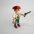 Playmobil kalóz figura piros fejfedővel