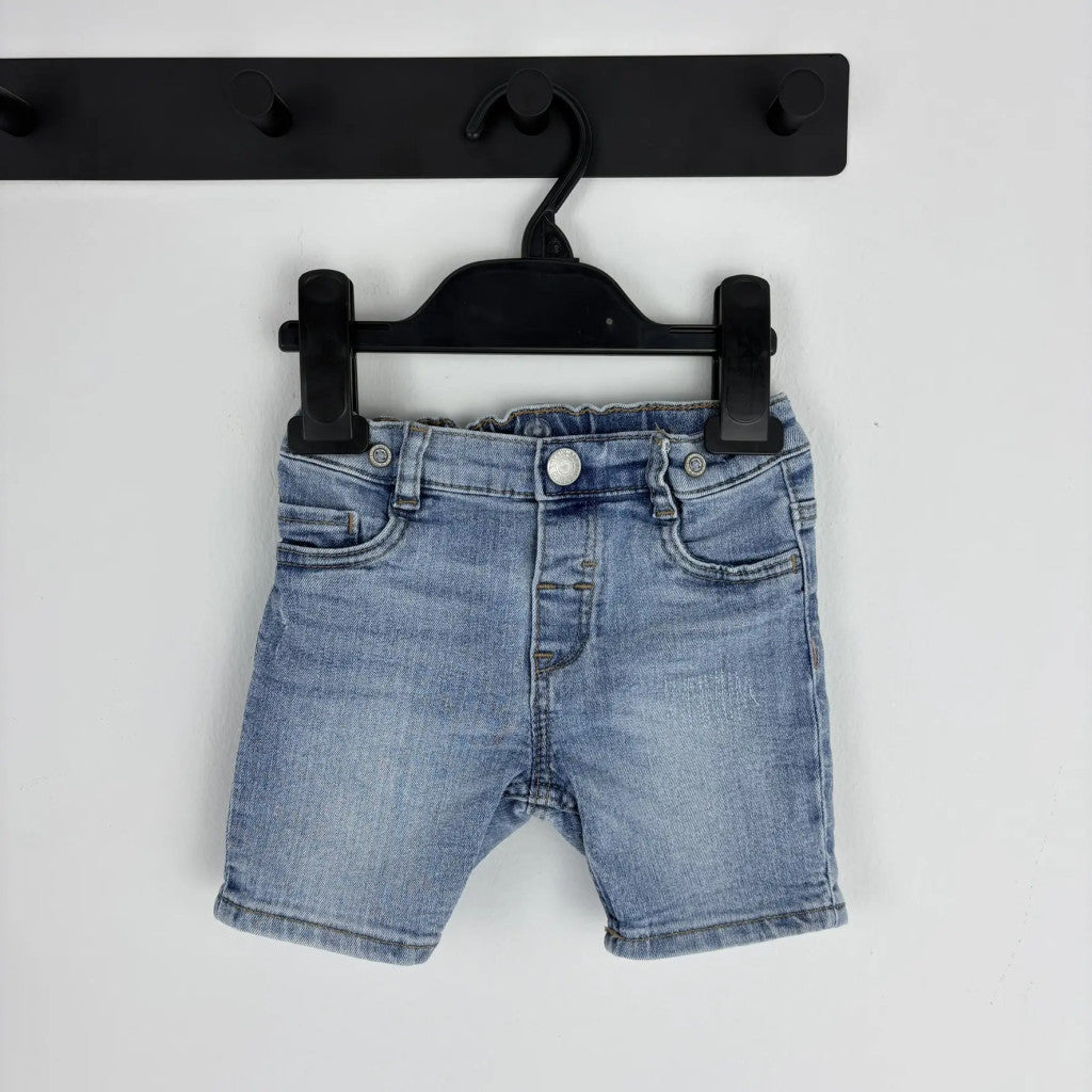 H&M világoskék rövid farmernadrág 80