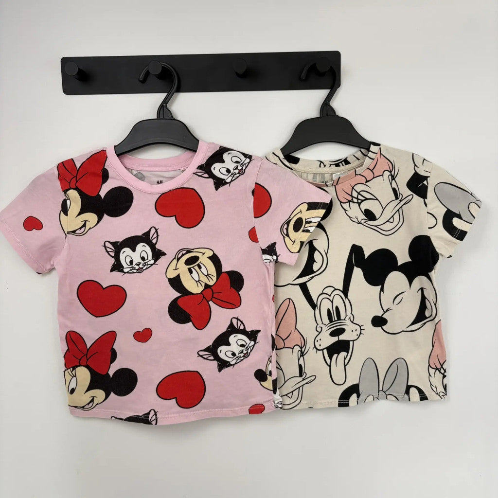 2 darab Mickey & Minnie mintás póló 110-116
