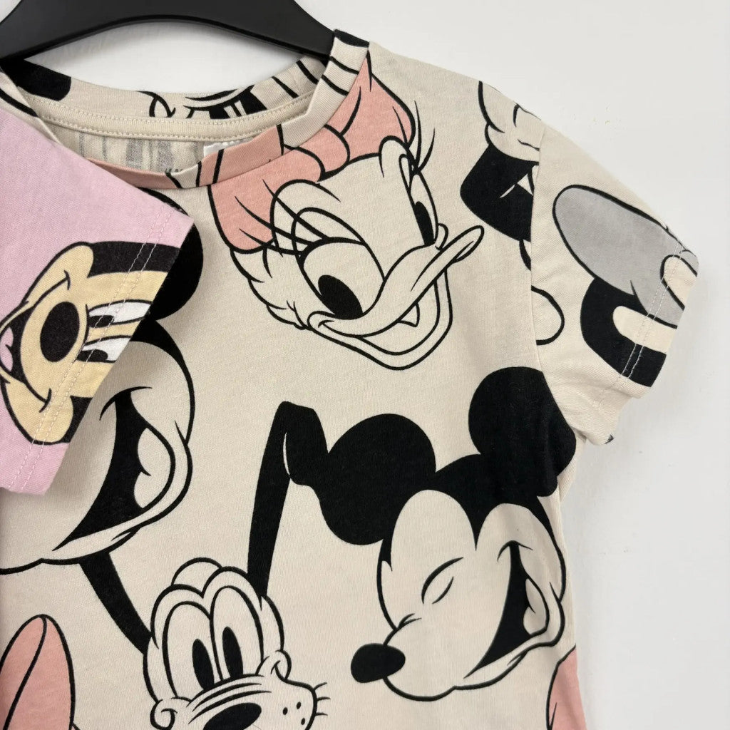 2 darab Mickey & Minnie mintás póló 110-116