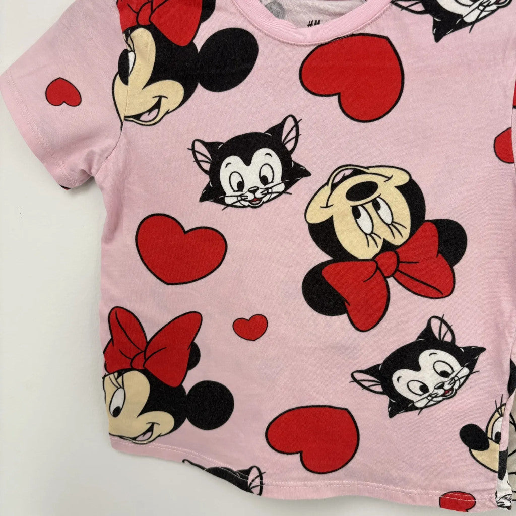2 darab Mickey & Minnie mintás póló 110-116