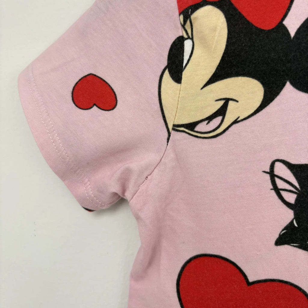 2 darab Mickey & Minnie mintás póló 110-116