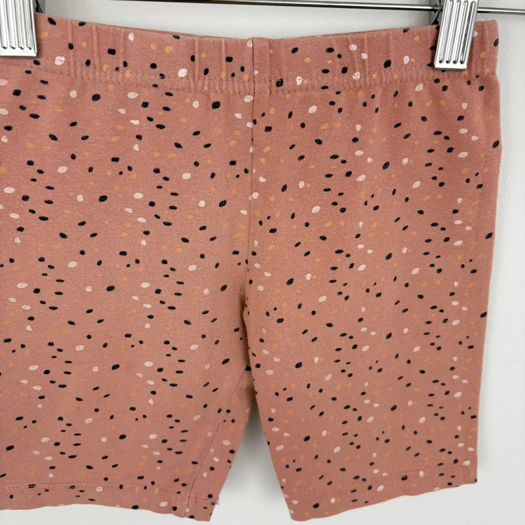 Little Kids rózsaszín pöttyös rövid leggings 128