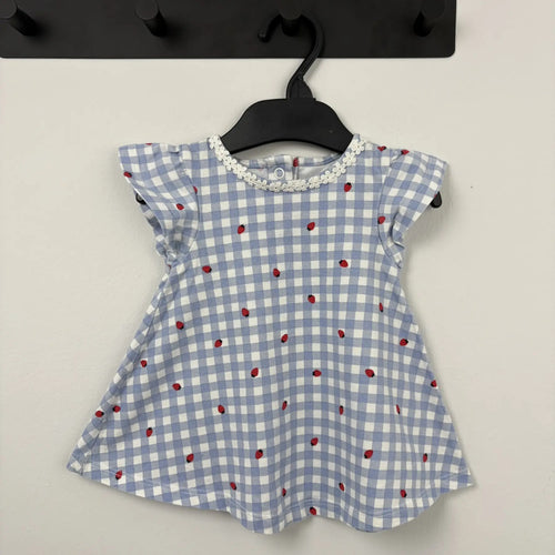 Baby Club kockás ruha 62