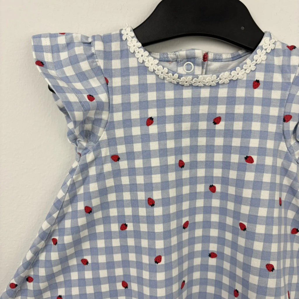 Baby Club kockás ruha 62