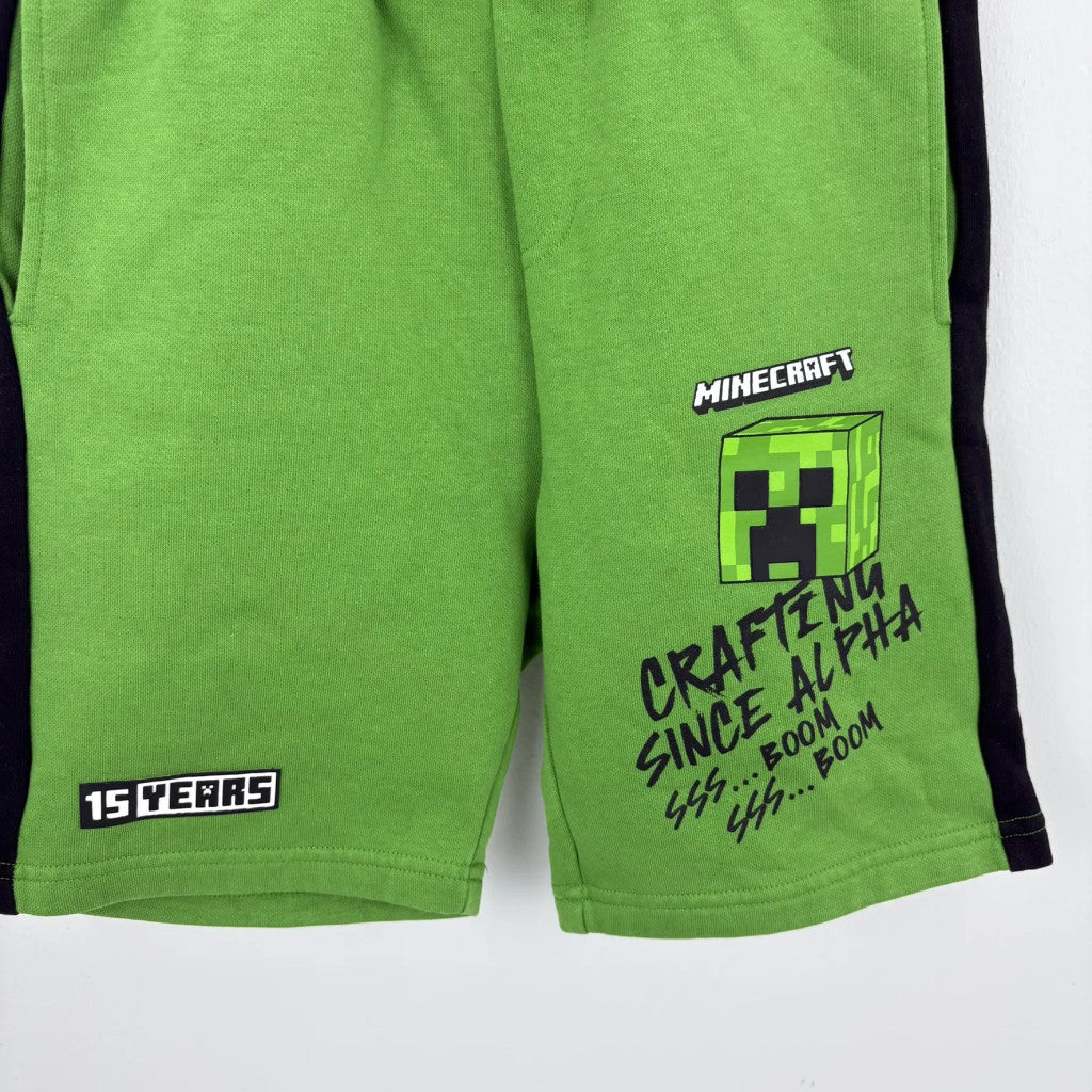 Minecraft Creeper mintás rövidnadrág 134