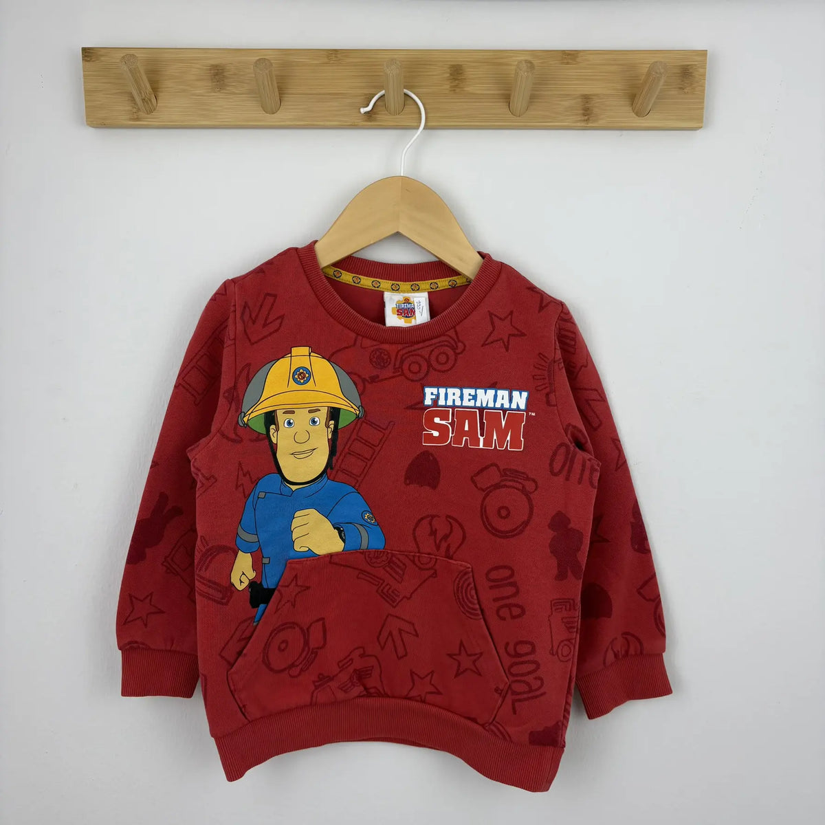 Fireman Sam pulóver 110 - elölnézet