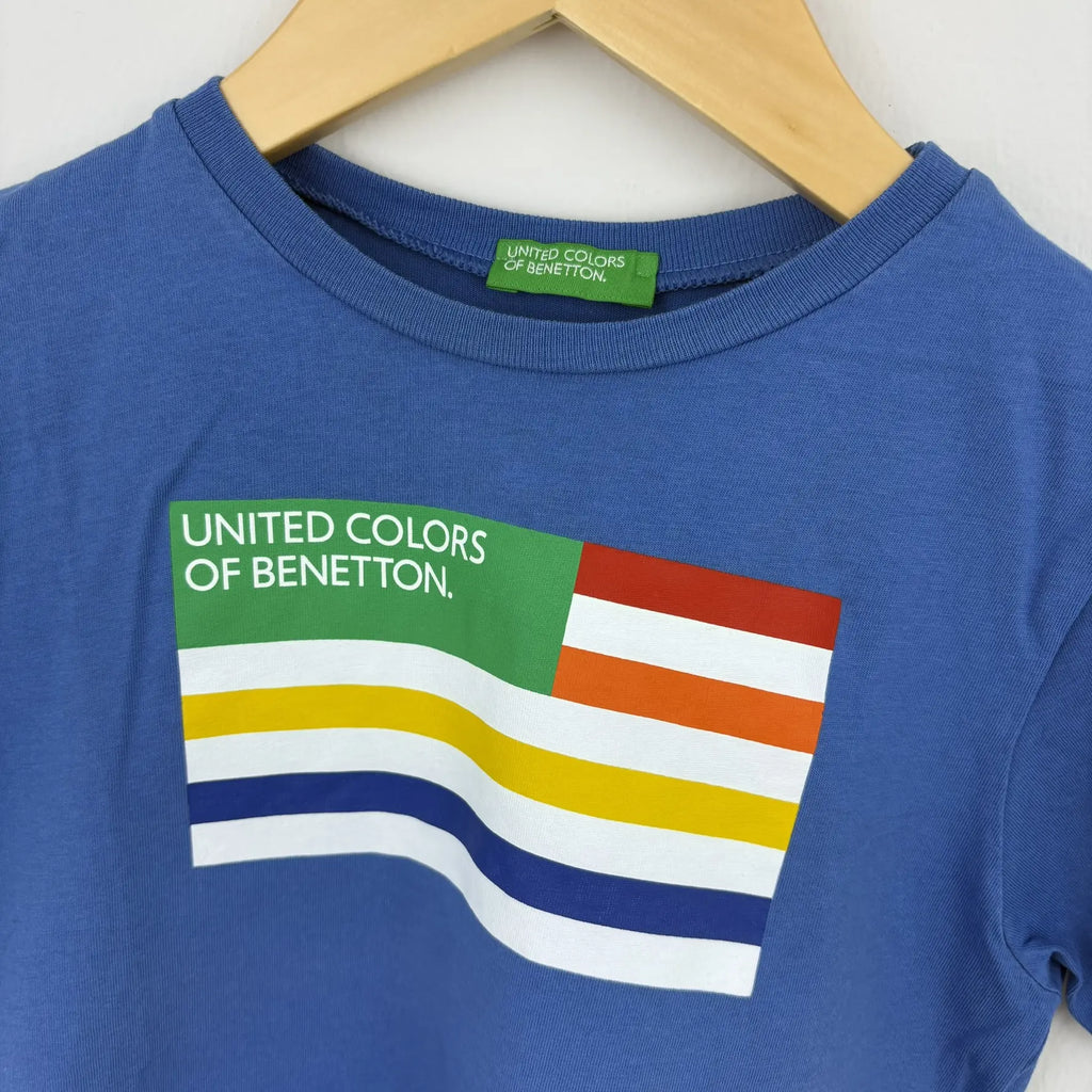 United Colors of Benetton zászlós póló 116 - mintarészlet