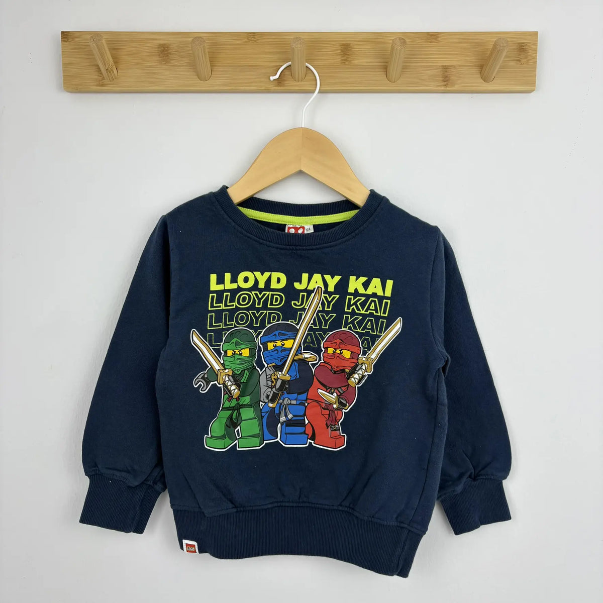 Sötétkék Lego Ninjagos pulóver, 104