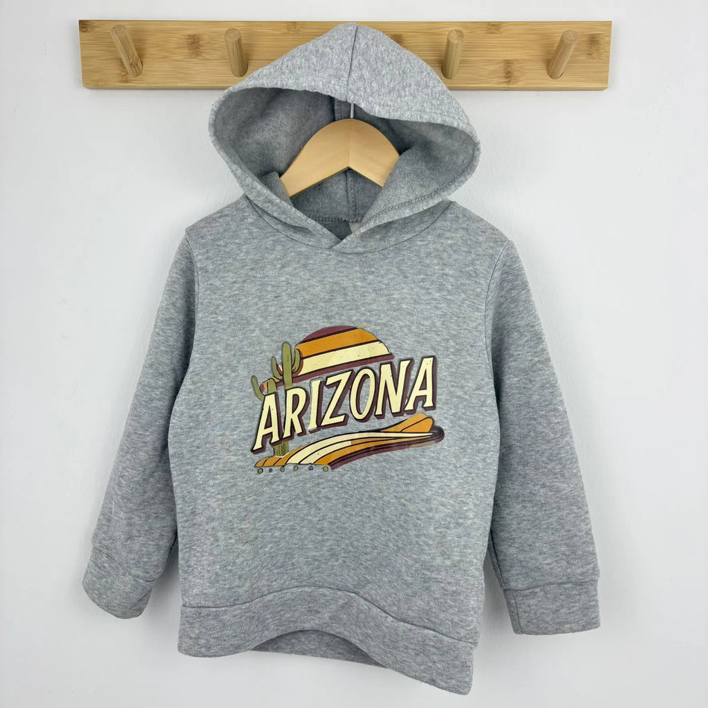 Szürke kapucnis Arizona pulóver 110-es méretben