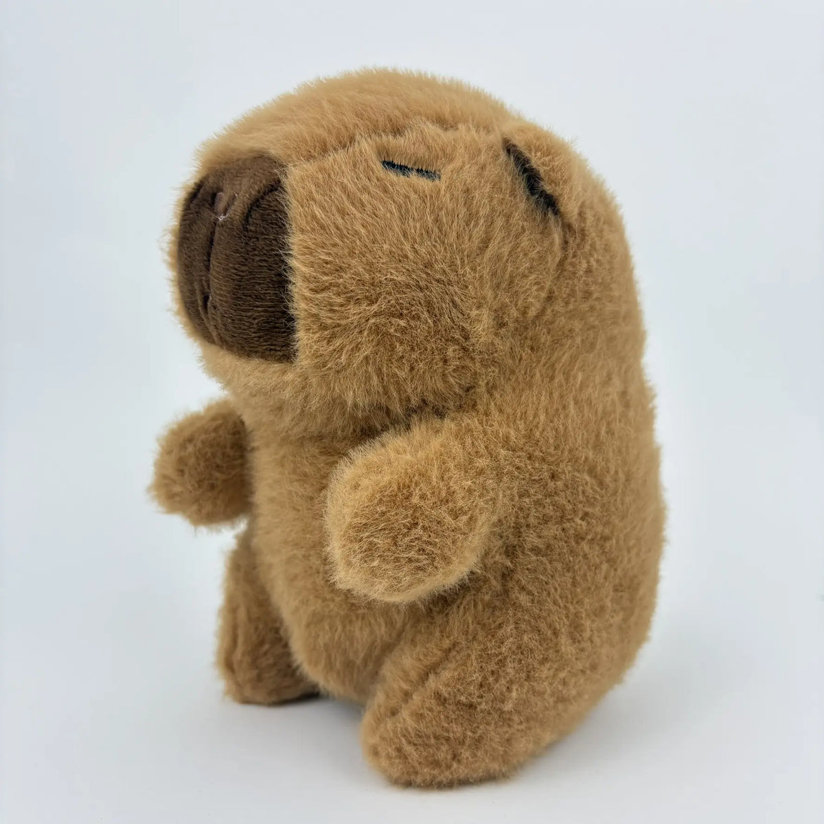 Barna plüss kutya, 20 cm