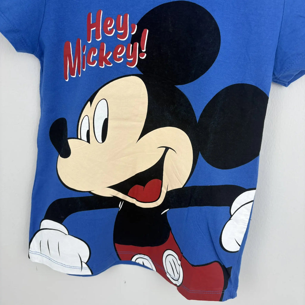 Disney x Pepco kék Mickey egér mintás póló 134