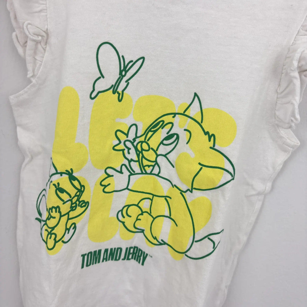 Fodros Tom & Jerry mintás trikó 92