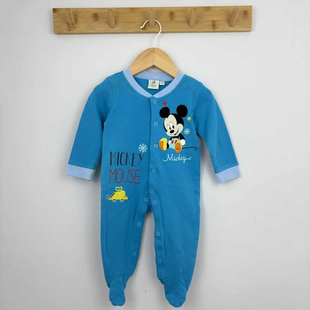 Disney kék Mickey egeres rugdalózó 80