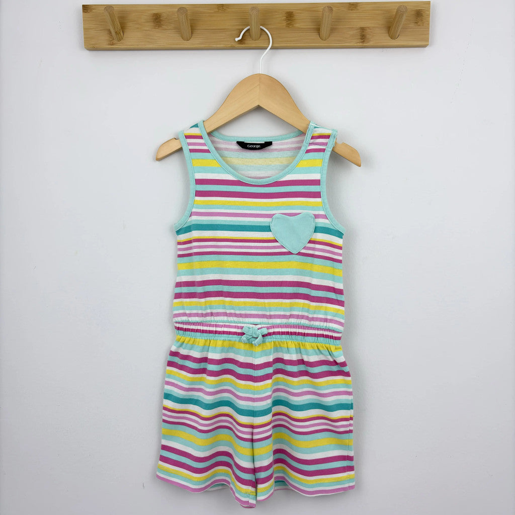 George színes csíkos jumpsuit 110