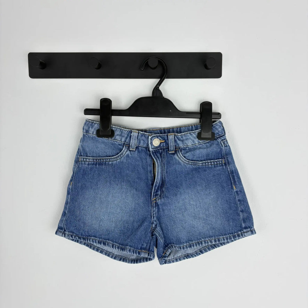 H&M kék farmer rövidnadrág 128