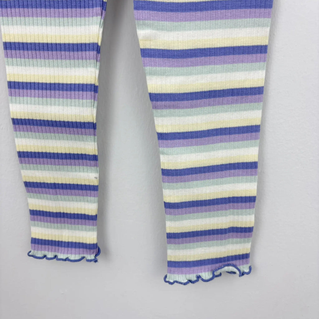 Sinsay színes csíkos leggings 116