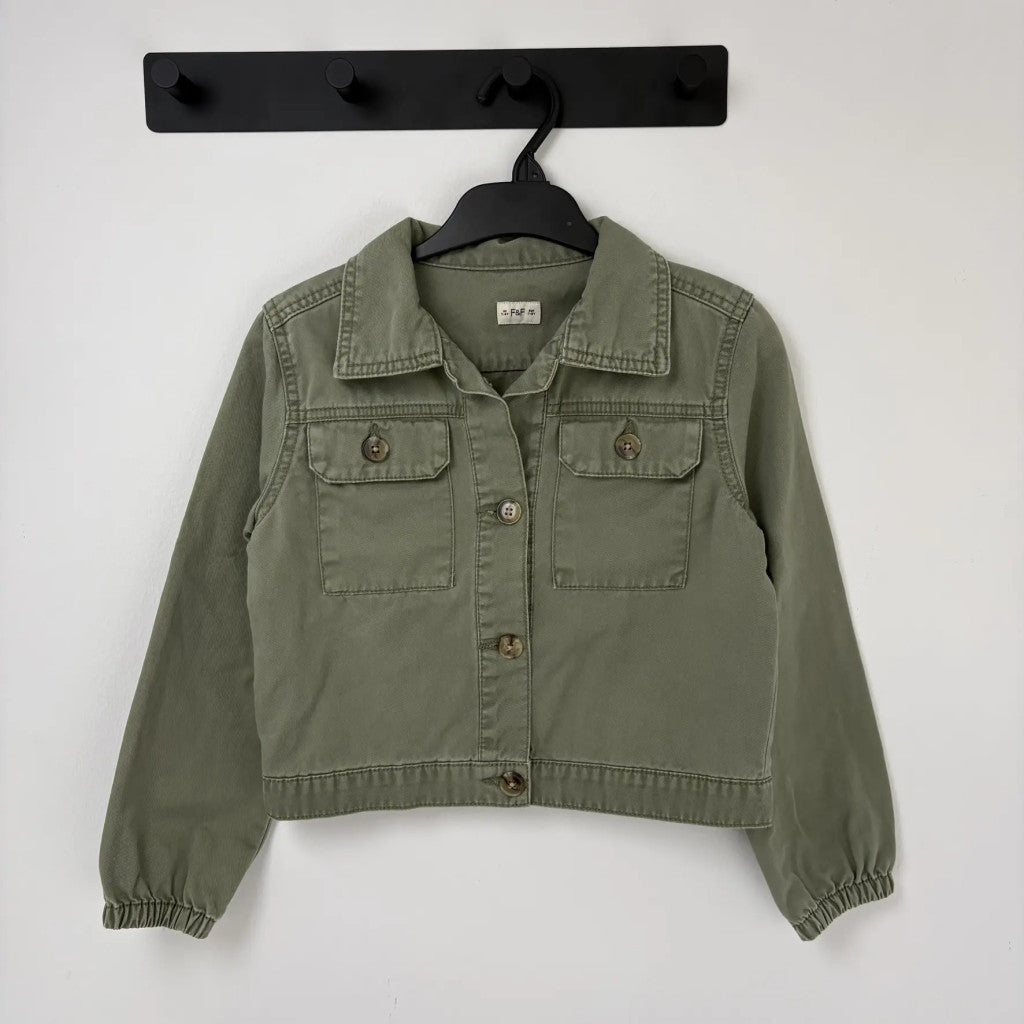 F&F Terepzöld farmerkabát 128