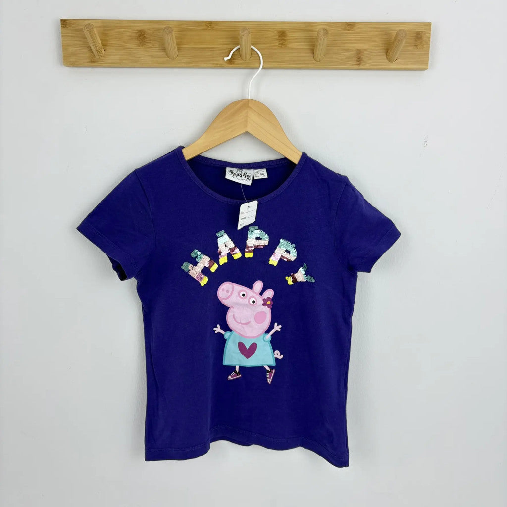 Peppa malacos flitteres póló 122/128