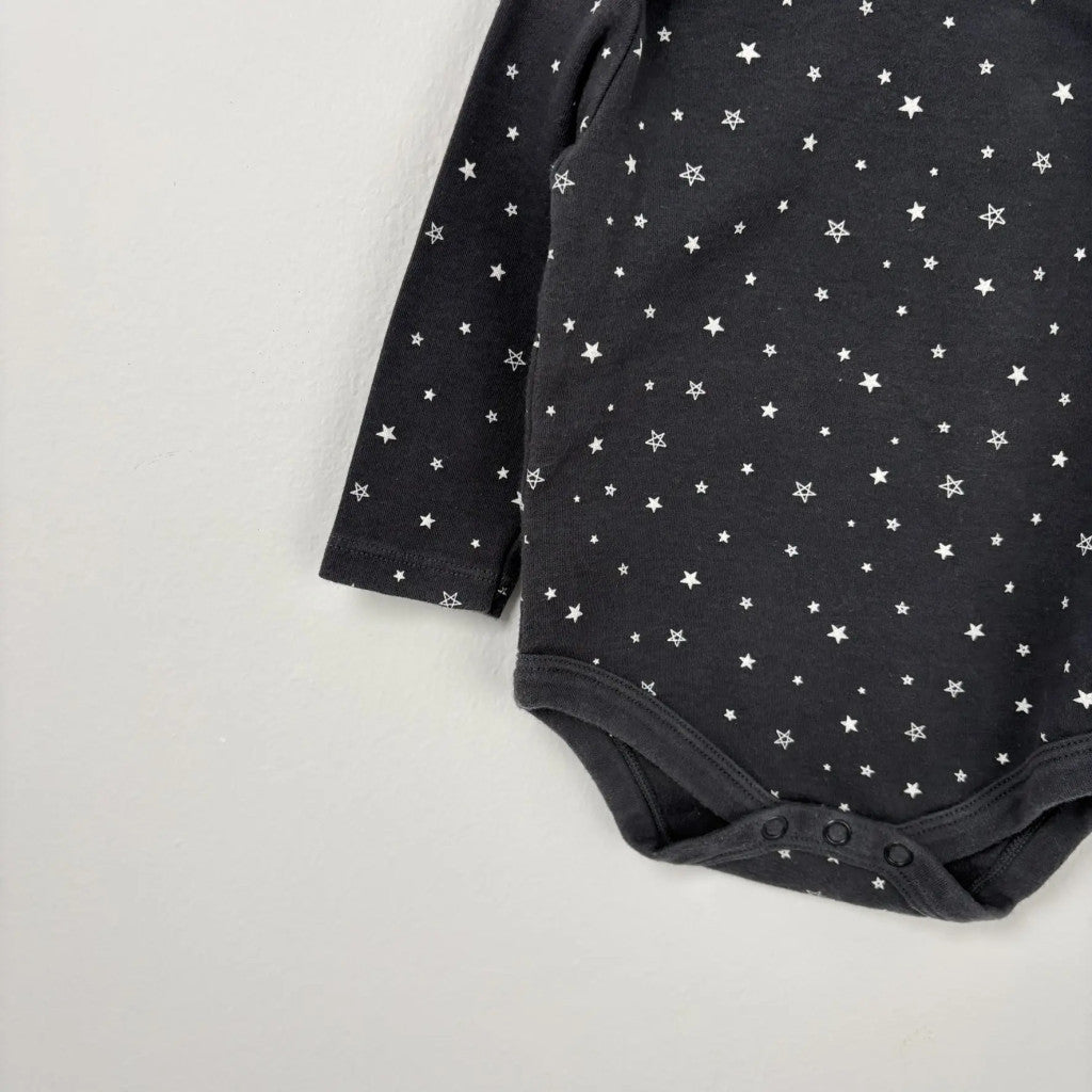 Disney Szürke csillagos body 74