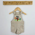 Disney bézs Mickey egeres kantáros rövidnadrág 62