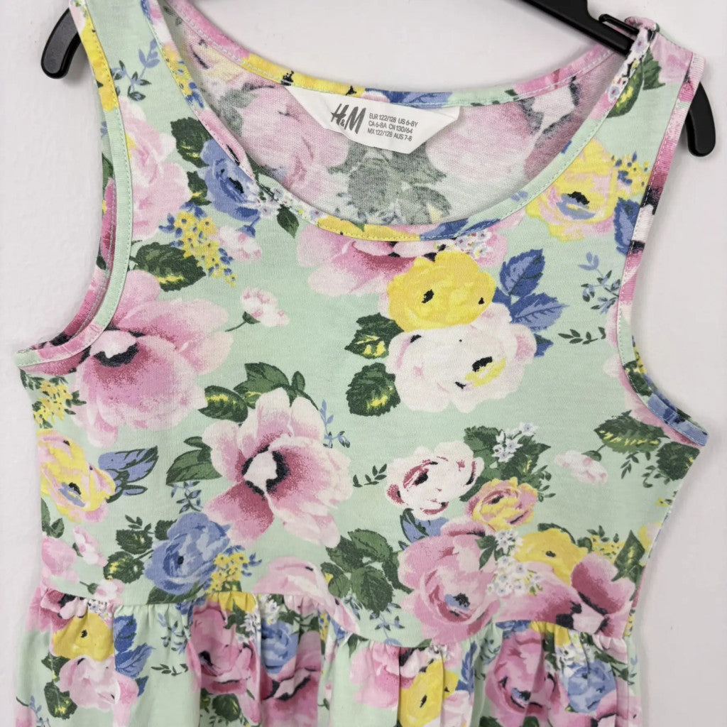 H&M virágos ruha 122-128