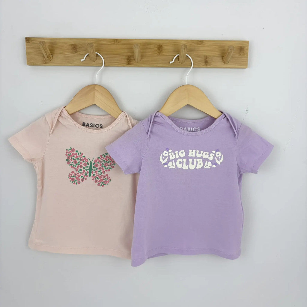 F&F Basics 2 darabos színes póló szett 86