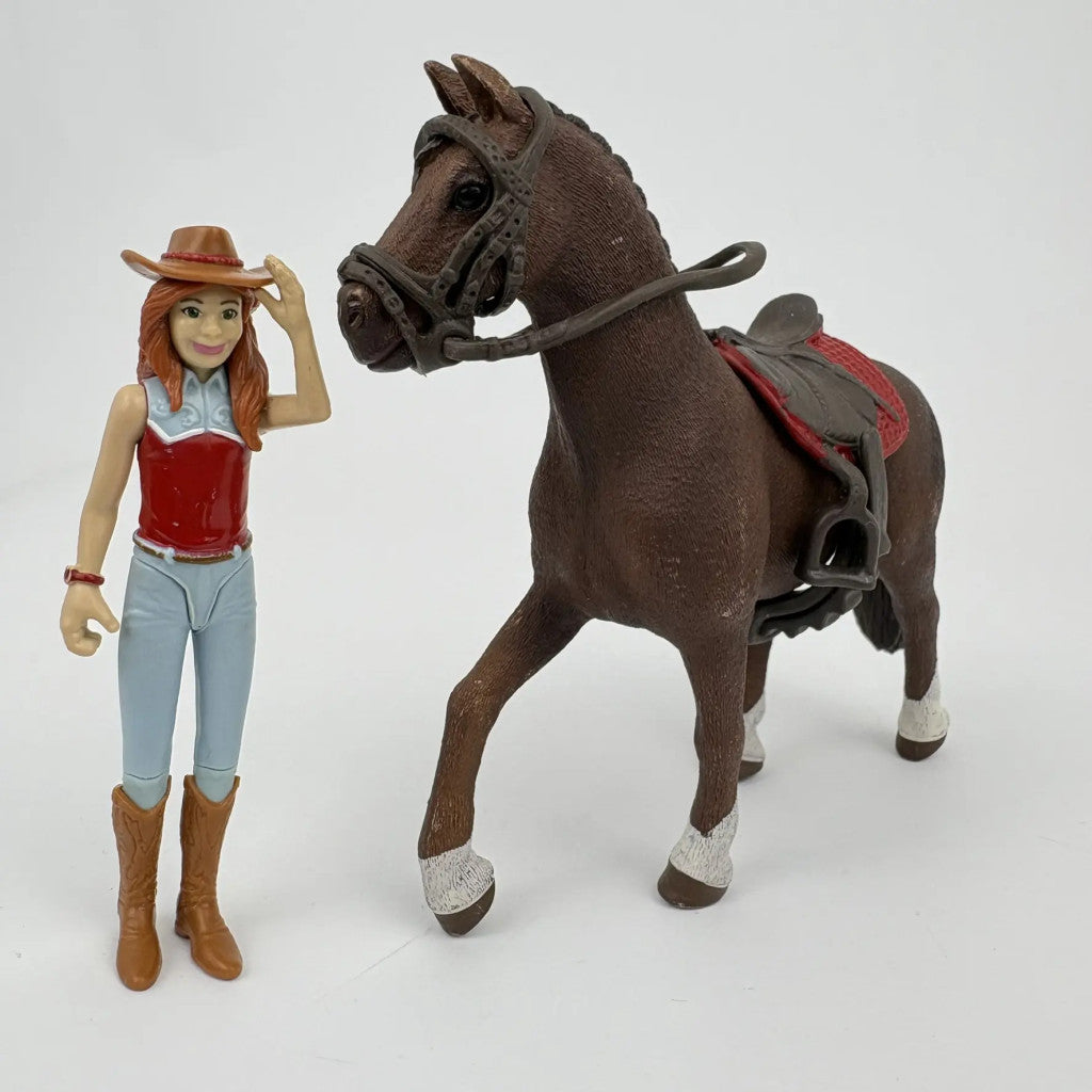 Schleich Horse Club: Hannah & Cayenne figura (2017)