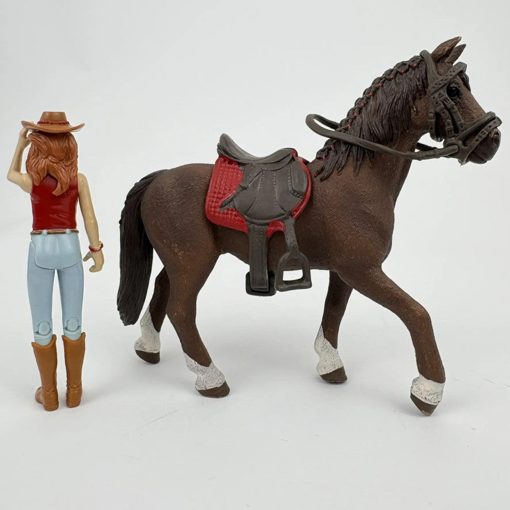Schleich Horse Club: Hannah & Cayenne figura (2017)