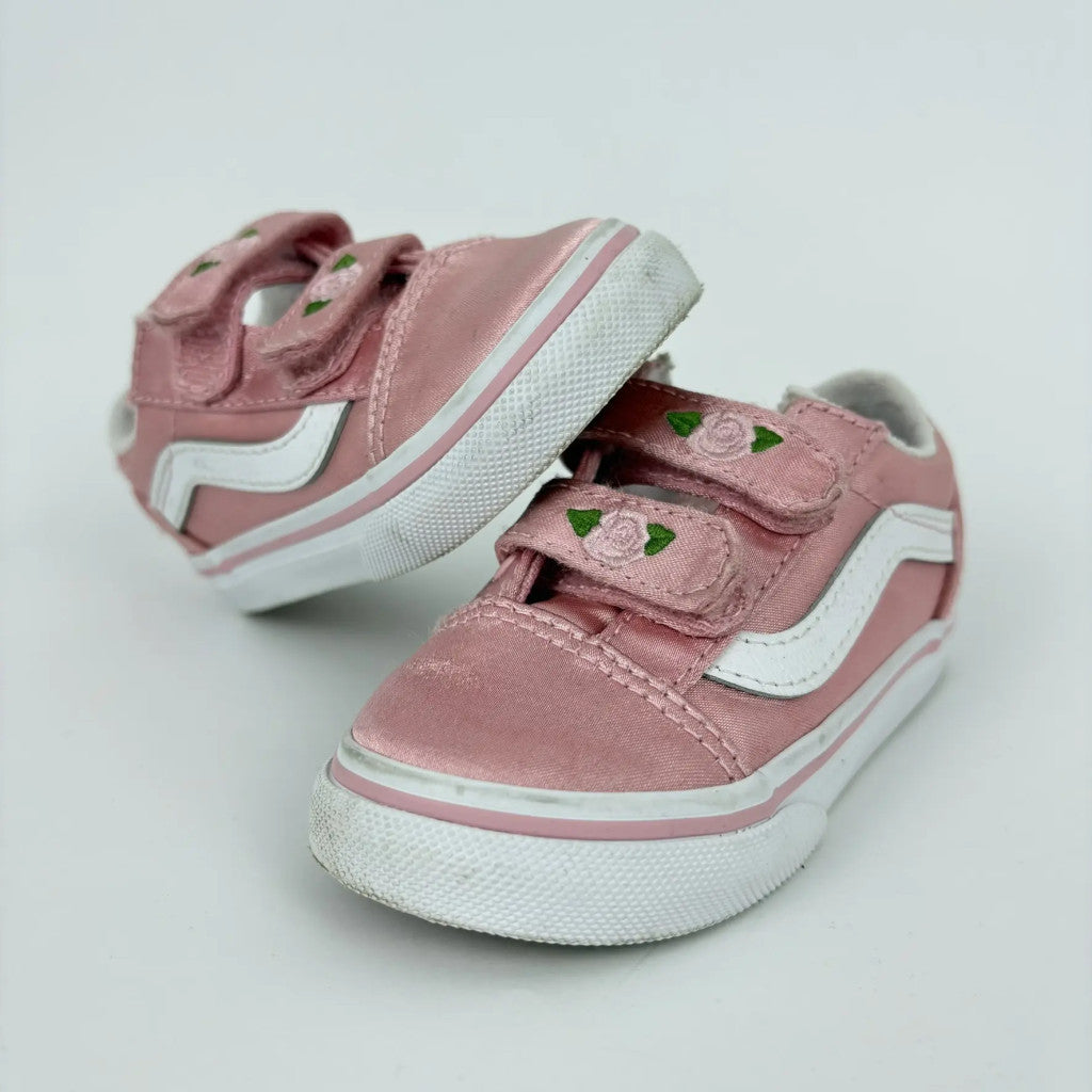 Vans Old Skool tépőzáras sneaker 22.5, rózsaszín