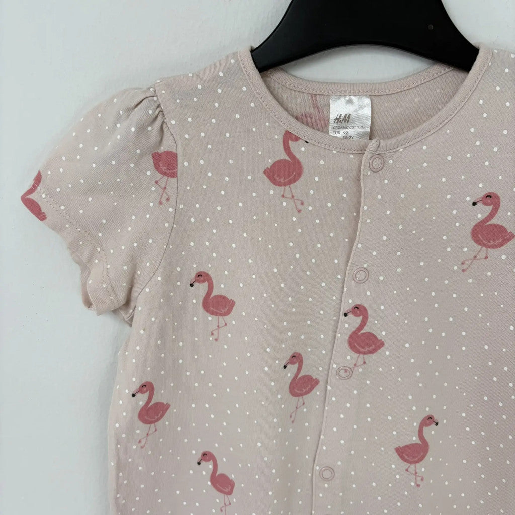 H&M flamingó mintás napozó 92