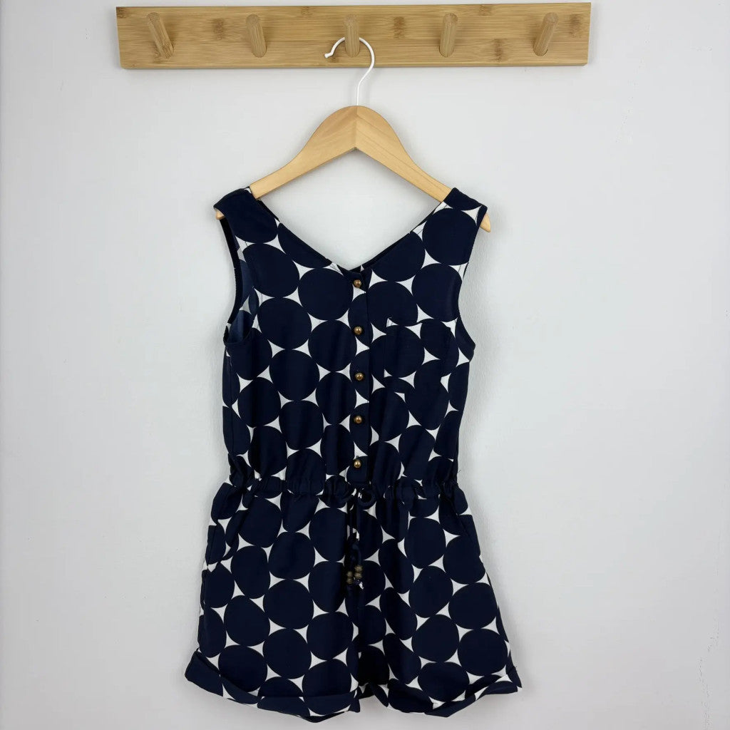 Next sötétkék jumpsuit 128