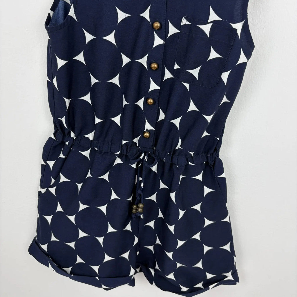 Next sötétkék jumpsuit 128