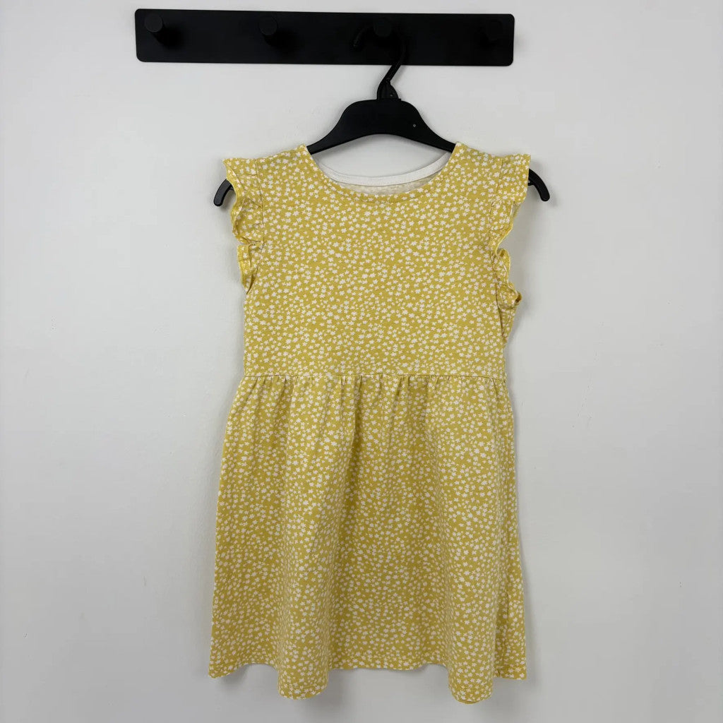 H&M sárga csillagos ruha 122-128