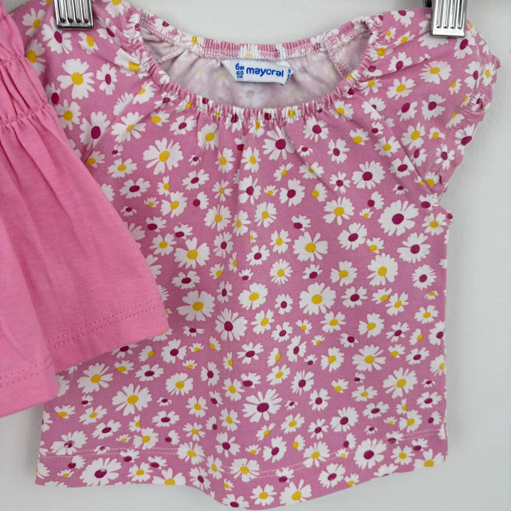 Mayoral rózsaszín nyári outfit 68