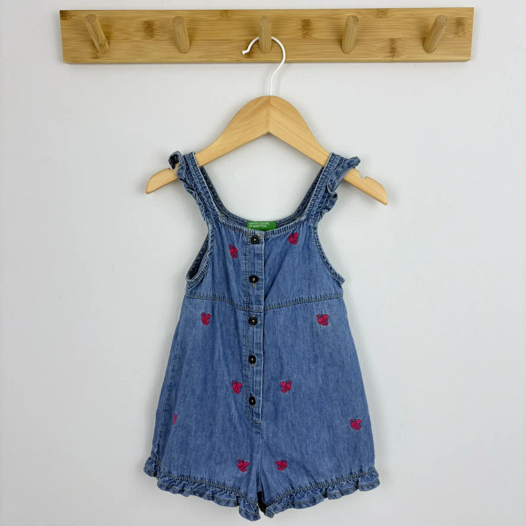 Benetton nyári farmer overál 68
