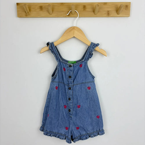 Benetton nyári farmer overál 68