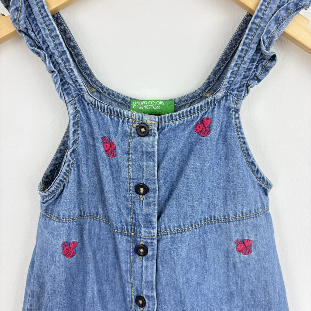 Benetton nyári farmer overál 68