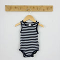 H&M csíkos ujjatlan body 80