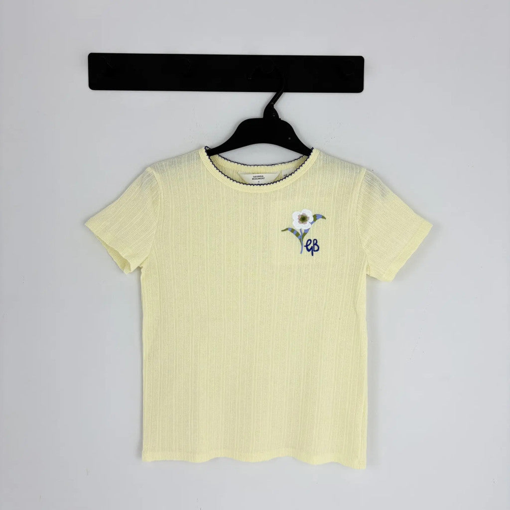 H&M bordázott mintás póló 134-140
