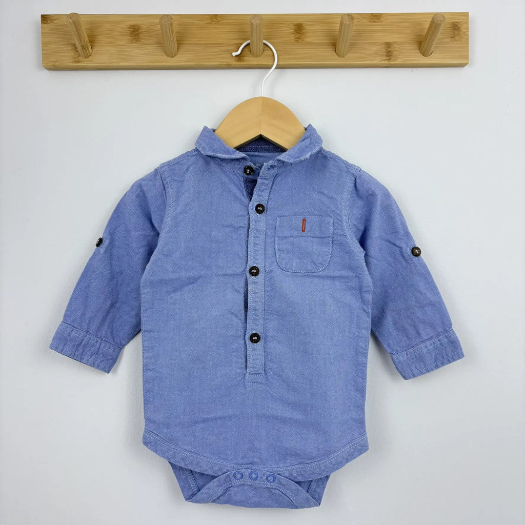 Nutmeg kék ing body 74
