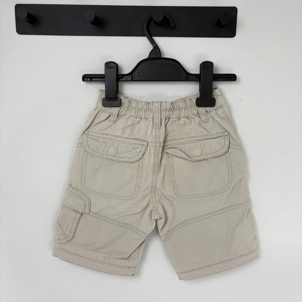 H&M bézs cargo rövidnadrág 86