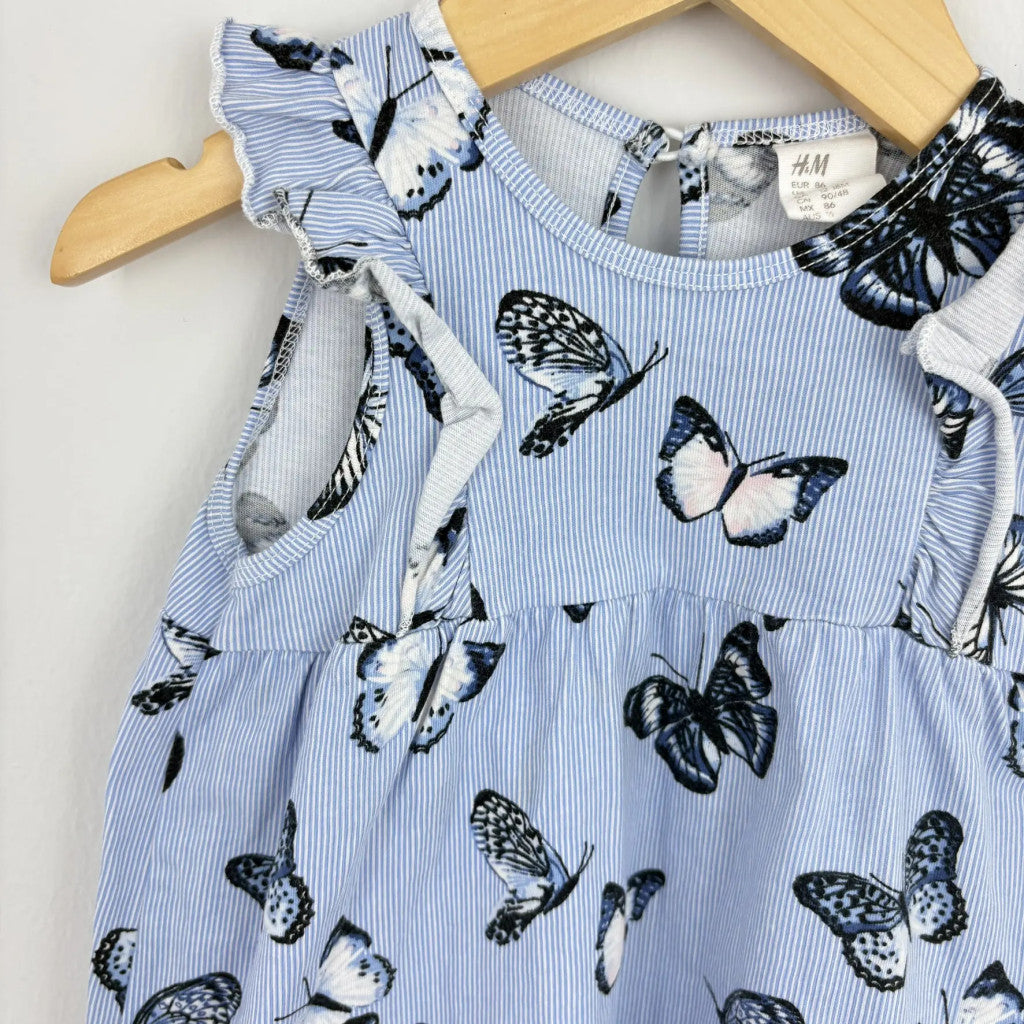 H&M pillangós nyári ruha 86