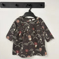 H&M Szürke mintás babaruha (68)