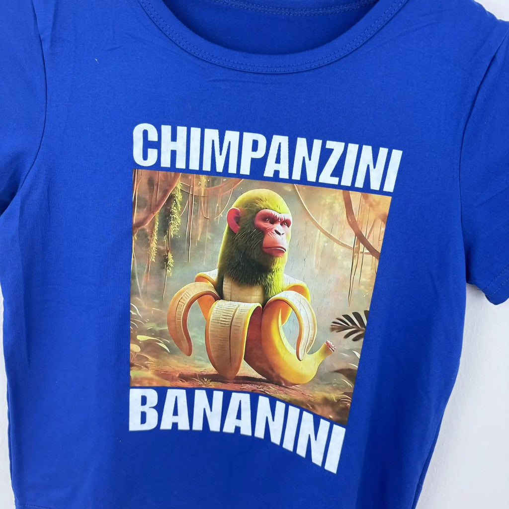 Chimpanzini Bananini mintás póló 116