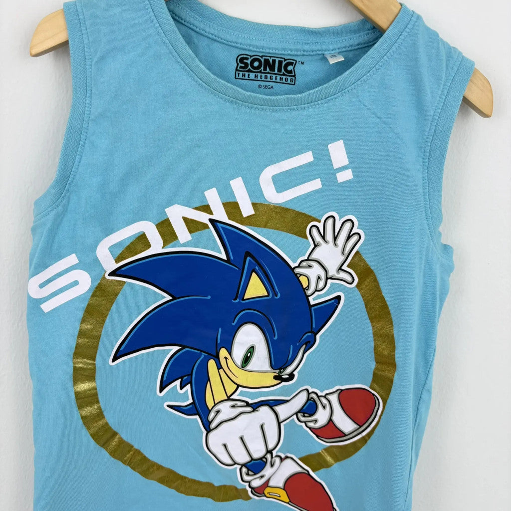 Sega Sonic mintás trikó 128