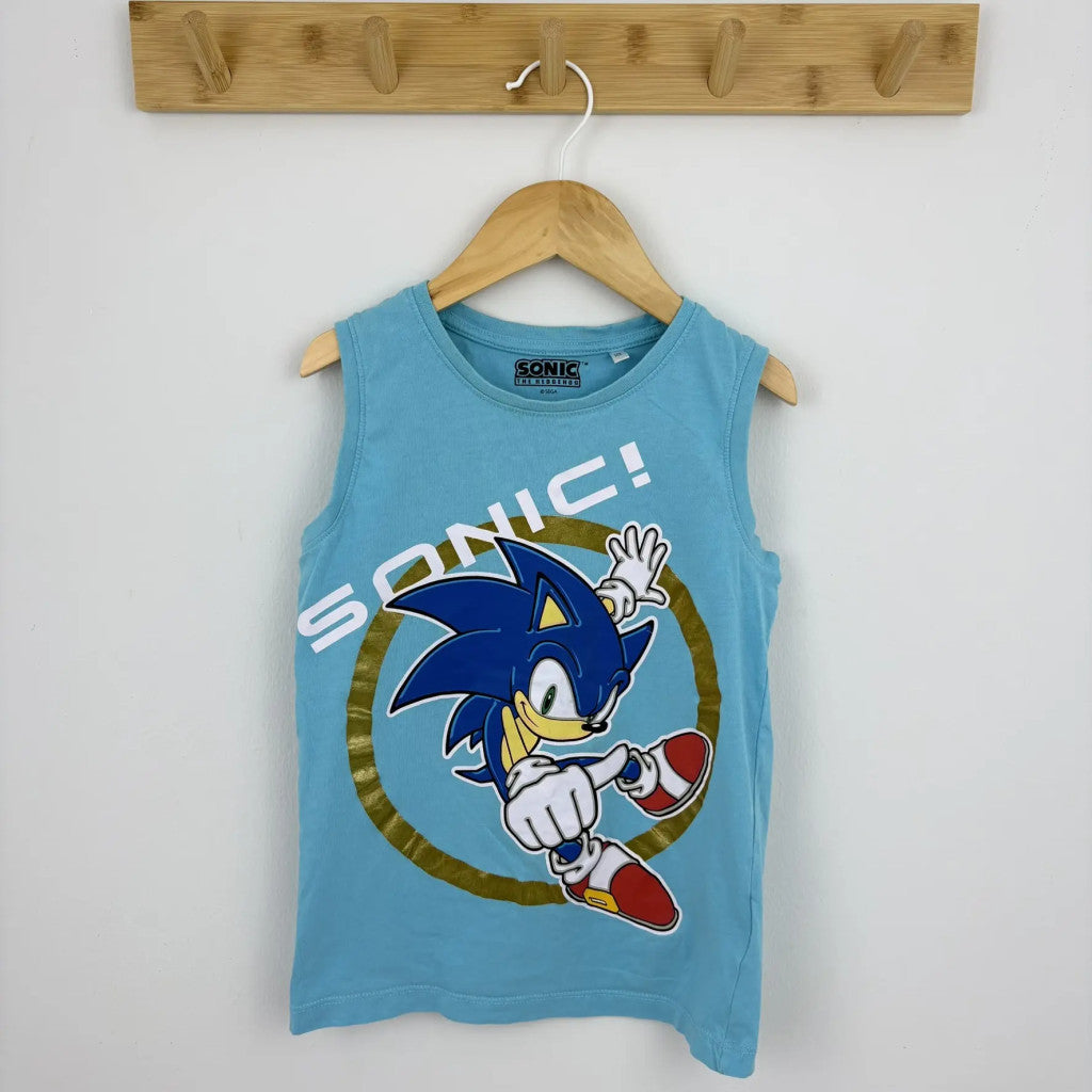 Sega Sonic mintás trikó 128