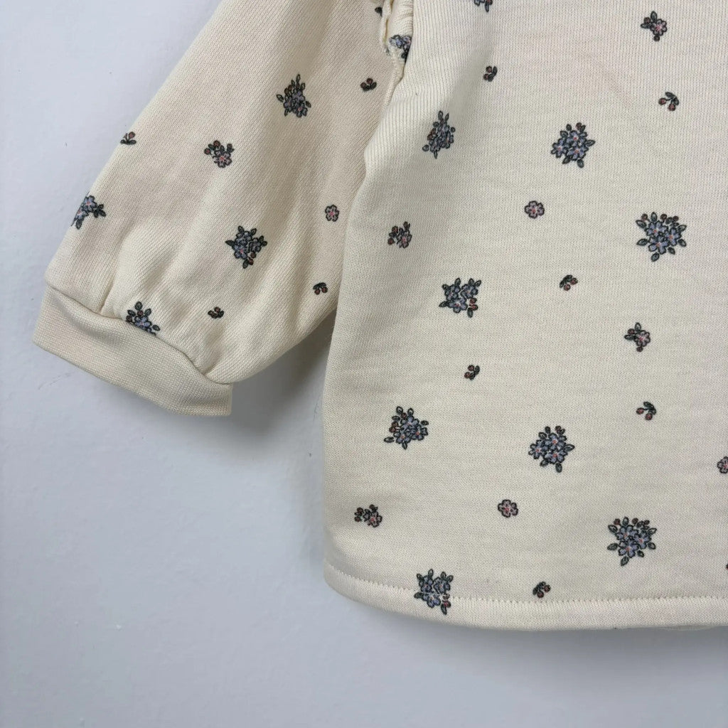 H&M Bézs mintás pulóver (62)
