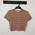 Matalan színes crop póló 152