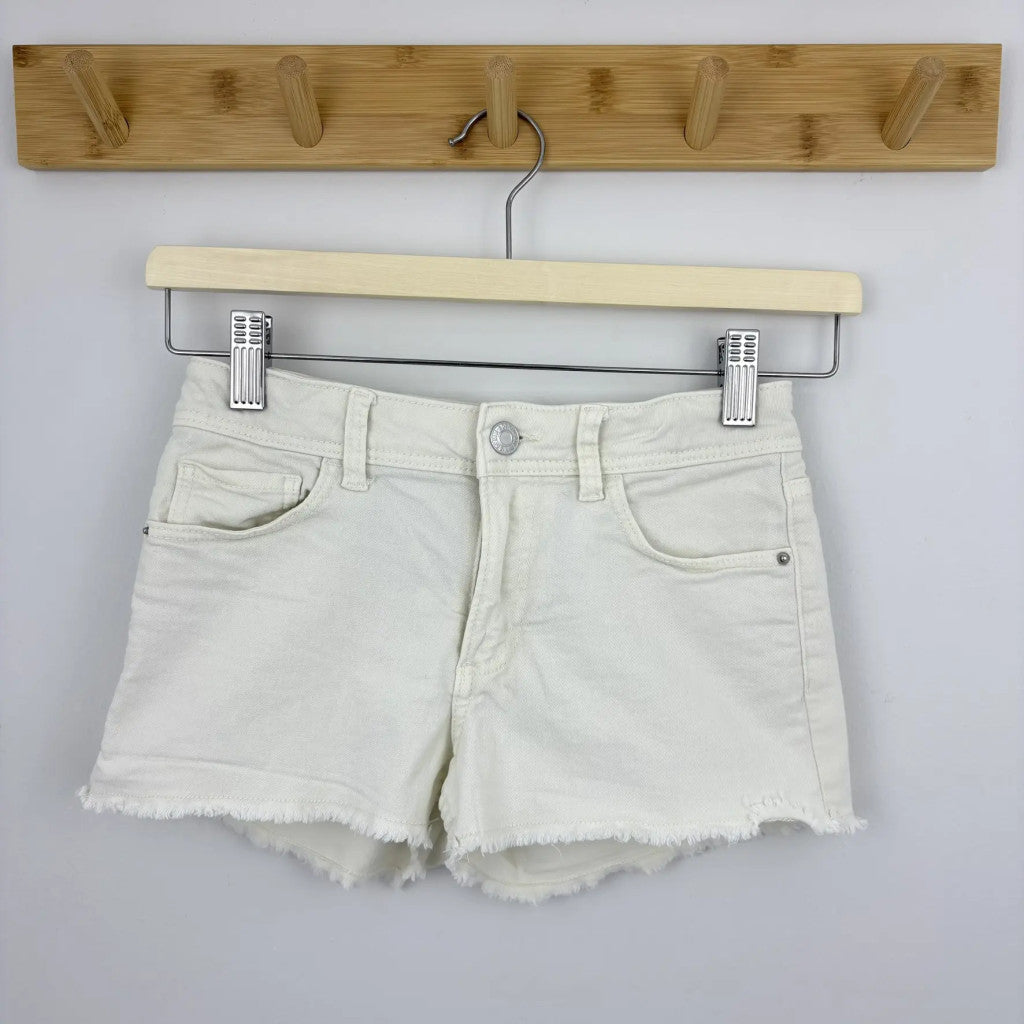 H&M fehér farmer rövidnadrág 146